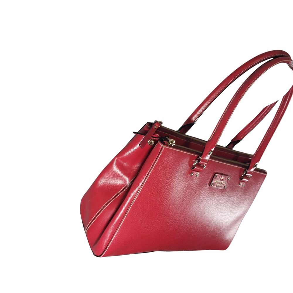 Red Leather Tote Bag - Picture 5 of 13